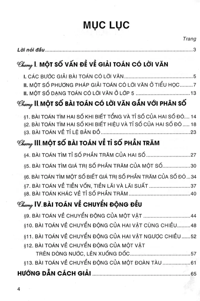 GIẢI TOÁN CÓ LỜI VĂN LỚP 5 (Dùng chung cho các bộ SGK hiện hành)
